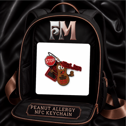 Peanut Allergy Keychain