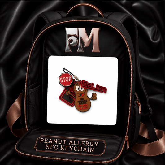 Peanut Allergy Keychain