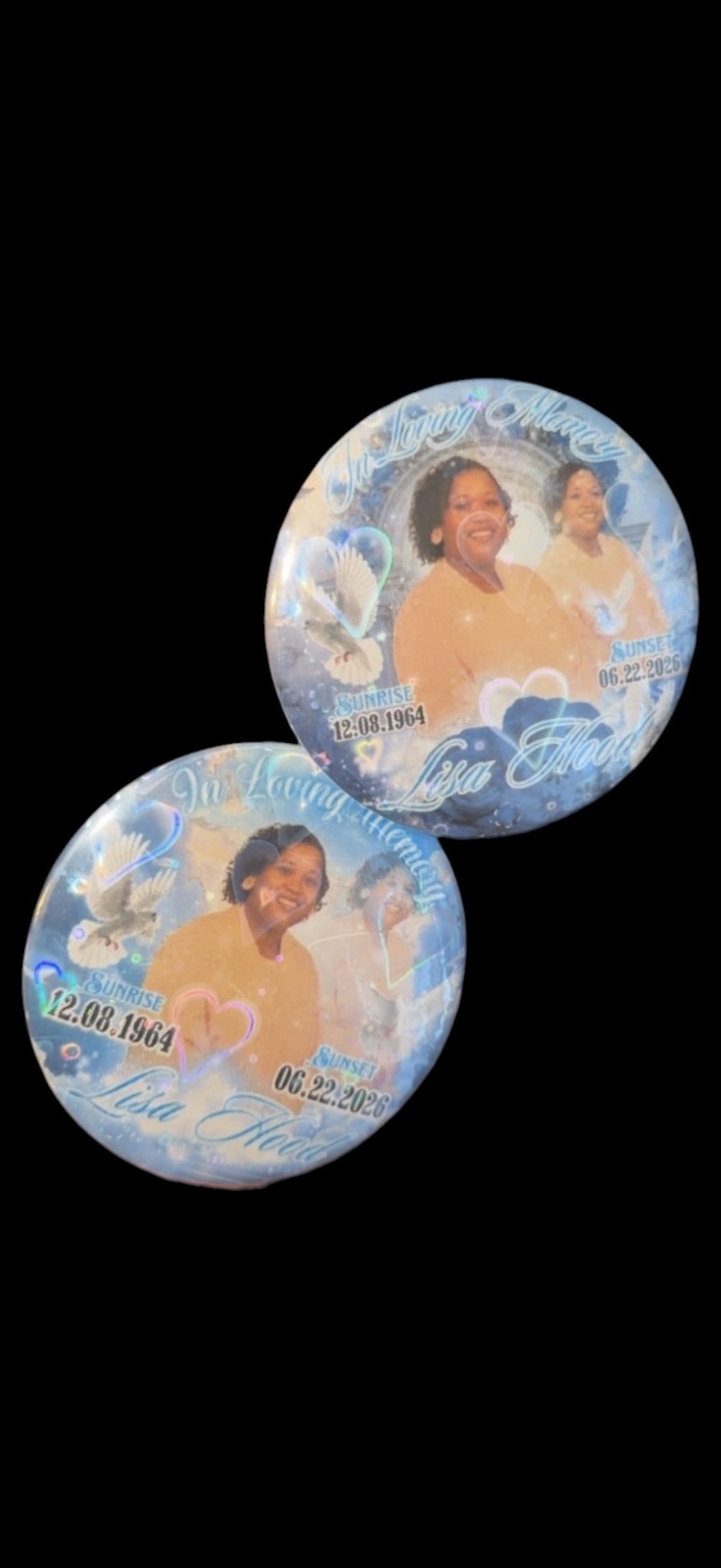 Plastic Circle Button
