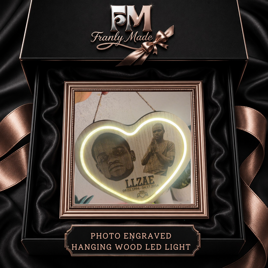 LED Wooden Heart