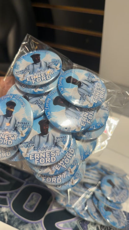 Plastic Circle Button