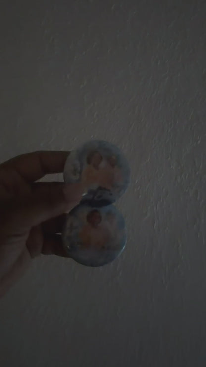 Plastic Circle Button
